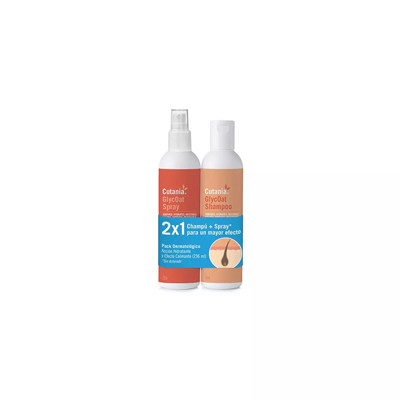 Cutania glycoat pack (champu + spray) 236 ml