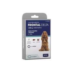 Frontal delta collar 60 cm antiparasitario perros