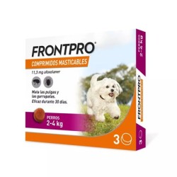 Frontpro 11mg comp. masticable 2-4 kg (s) 3 comp.