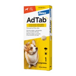 Adtab 225 mg comp. masticable perro 5,5-11 kg 1 comp