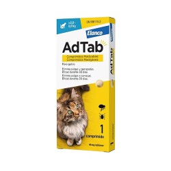 Adtab 48 mg comp. masticable gato 2-8 kg 1 comp