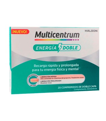 Multicentrum Energía Doble, 20 comprimidos (ACTIVAR SEPTIEMBRE)