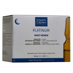 Martiderm Platinum Night Renew, 30 ampollas