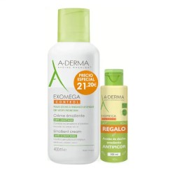 A-derma exomega crema emoliente con aceite de ducha de regalo