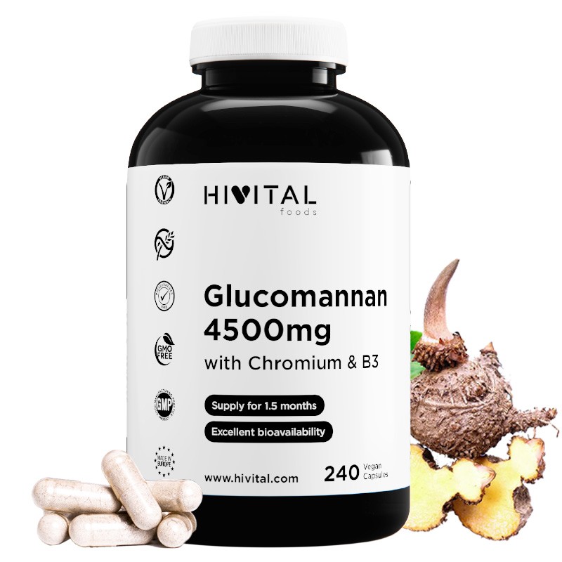 Hivital Glucomanano 4500 mg, 240 capsulas