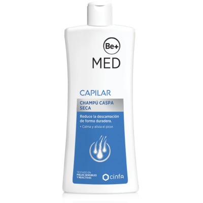 BE+ Med Capilar Champu Caspa Seca, 250 ml