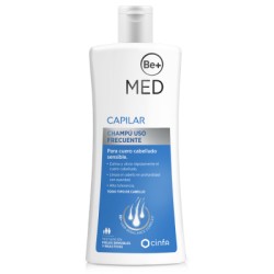 BE+ Med Capilar Champú Uso Frecuente Cuero Cabelludo, 400 ml