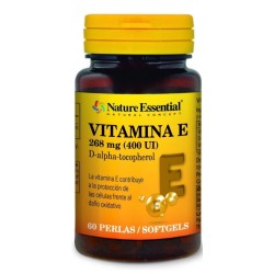 Nature Esential Vitamina E, 400UI 60 perlas