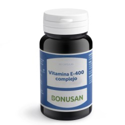 Bonusan Vitamina E-400 Complejo 60 perlas