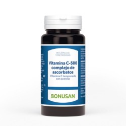 Bonusan Vitamina C-500 complejo de ascorbatos 90 cápsulas