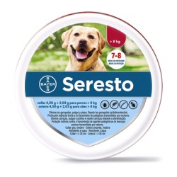 Seresto collar perro gdes + 8 kg