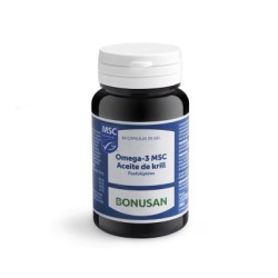 Bonusan Omega-3 aceite de Krill MSC (MSC-C-54613) 60 perlas