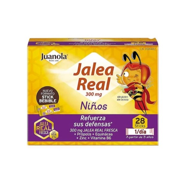 Juanola Jalea Real Niños Vitalidad y Defensas 28 sobres de 10 ml