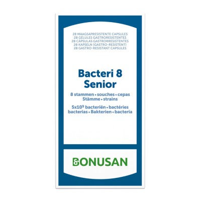 Bonusan Bacteri 8 Senior 28 cápsulas gastrorresistentes