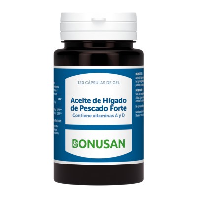 Bonusan Aceite de Hígado de Pescado Forte 120 perlas