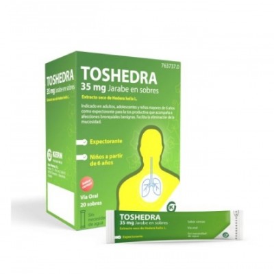 Toshedra 35mg Jarabe, 20 sobres de 5 ml