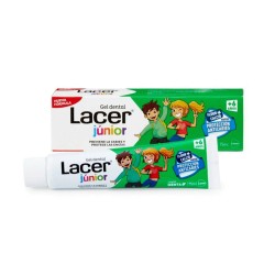 Lacer Junior Gel Dental Sabor Menta, 75ml