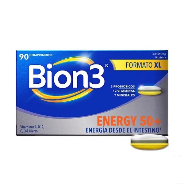 BION3 Energy 50+, 90 comprimidos