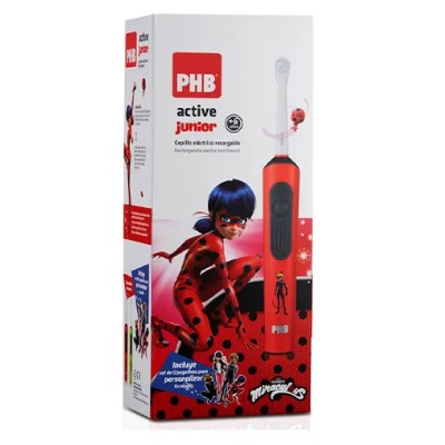 PHB Active Junior Cepillo Electrico Color Rojo Ladybug