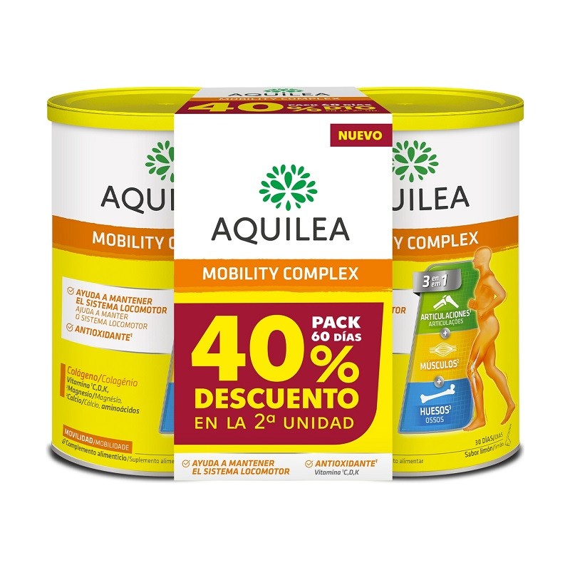 Aquilea Mobility Complex 3 en 1 oferta pack duplo, 2x390 g