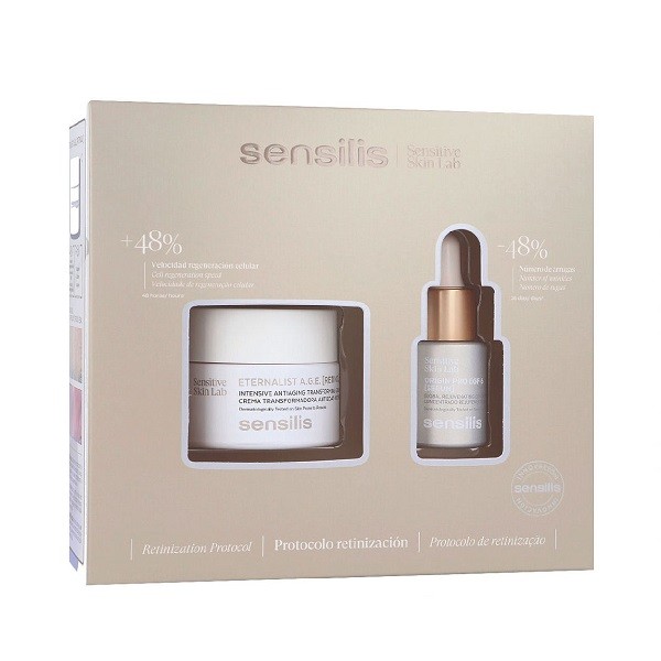 Sensilis Eternalist A.G.E retinol crema, 50 ml + REGALO Sensilis Origin PRO serum, 15 ml