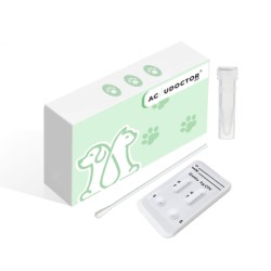 Accudoctor Test de antígenos de Giardia lamblia y Parvovirus en heces de perros, Caja 2 pruebas