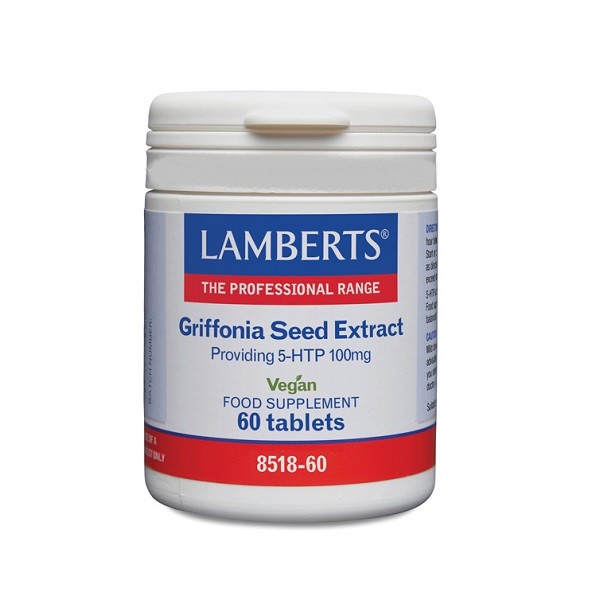 LAMBERTS extracto de semillas de grifonnia 5-HTP 100 mg, 60 comprimidos