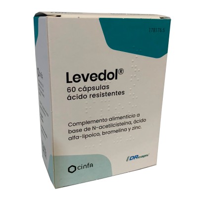 Levedol, 60 Cápsulas.