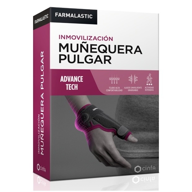 Farmalastic Advance Tech inmovilización muñequera pulgar Talla 1, 1 unidad