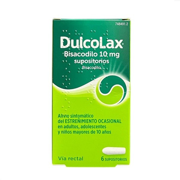 Dulcolax Bisacodilo 10 mg, 6 supositorios