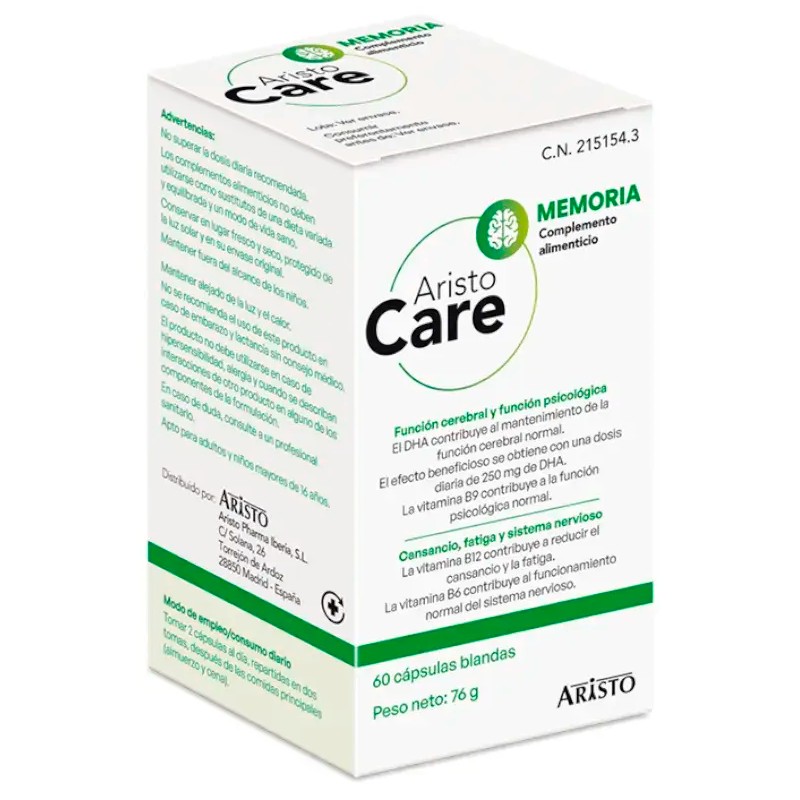 Aristo Care Memoria, 60 capsulas