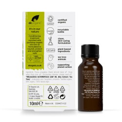 Dr Organic Solución para uñas de Árbol de Té, 10ml.