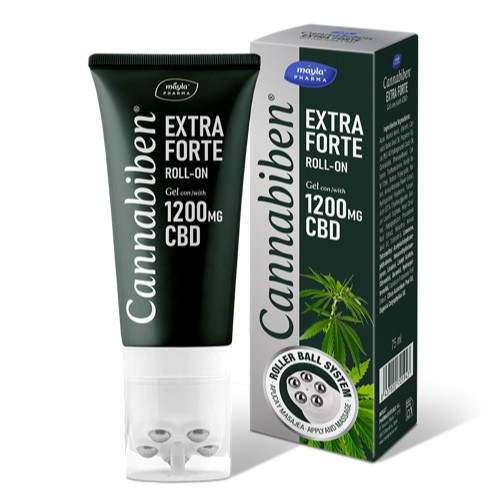 Cannabiben gel extra forte roll-on, 75 ml