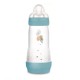 MAM Biberón Anti-Colic MATT - Azul +4M, 320 ml