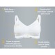 Comfy sujetador lactancia blanco, talla M