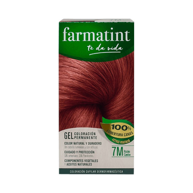 Farmatint 7m rubio caoba FTT Gel, 130 ml