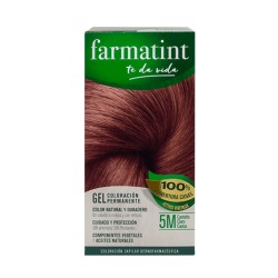 Farmatint 5m castaño claro caoba FTT Gel, 130 ml