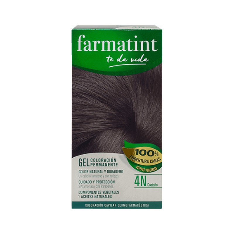 Farmatint 4n castaño FTT Gel, 130 ml