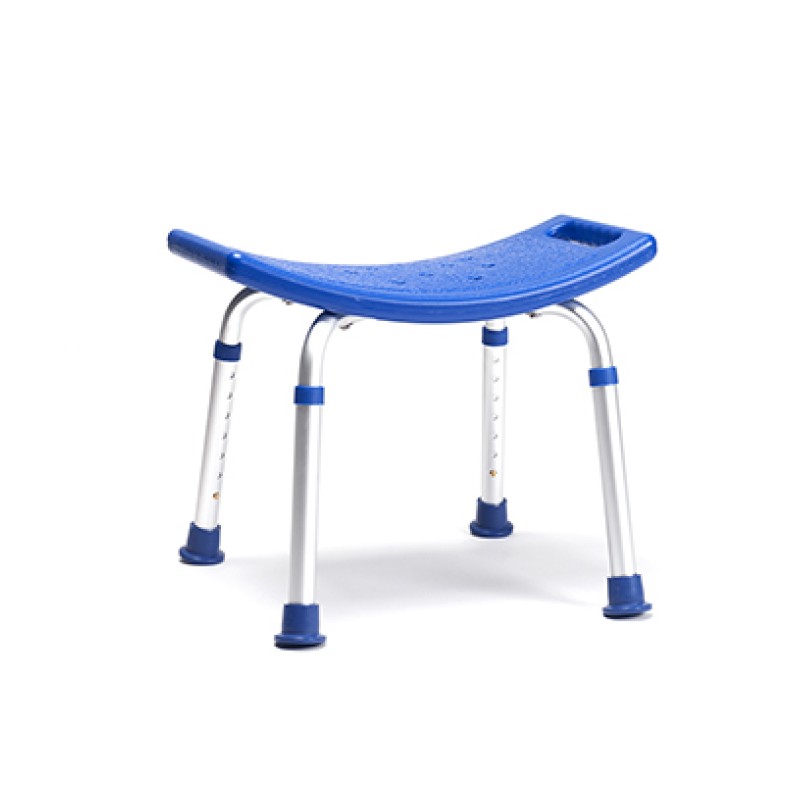 Silla de ducha Vermeiren azul sin respaldo