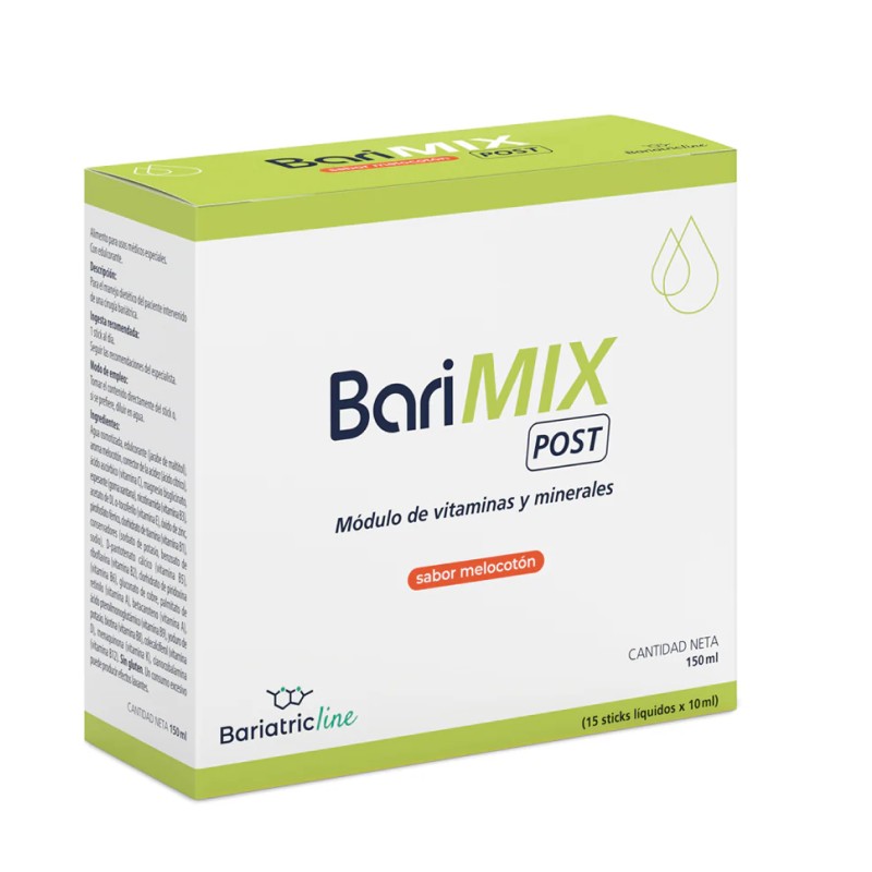 Barimix POST Sabor Melocoton, 15 stick