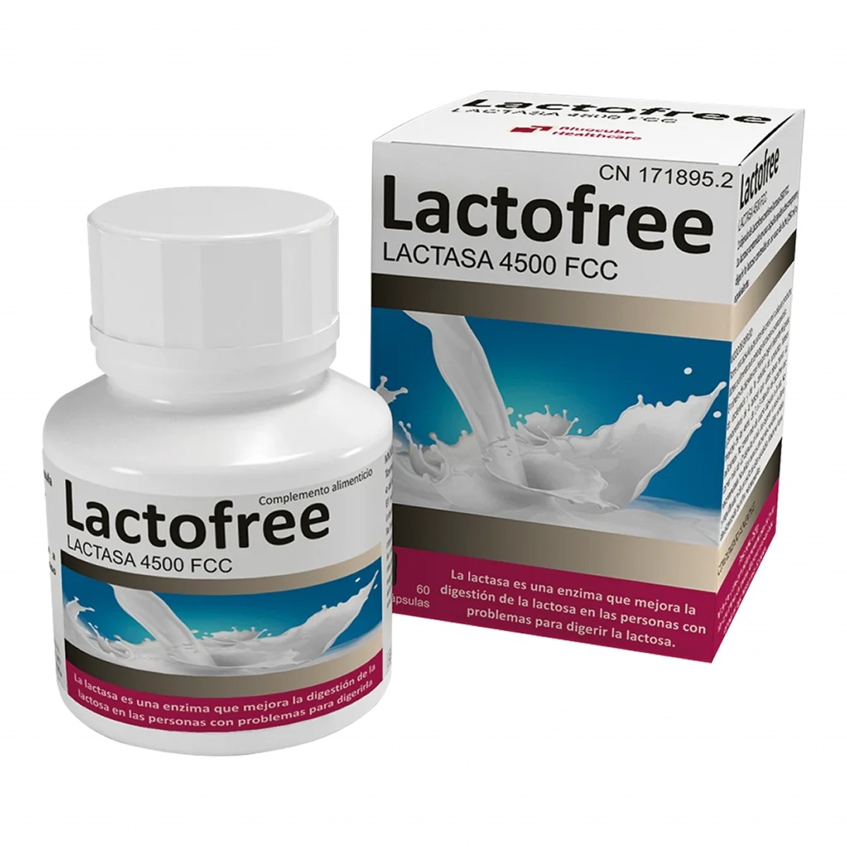 Bluecube Lactofree, 60 cápsulas