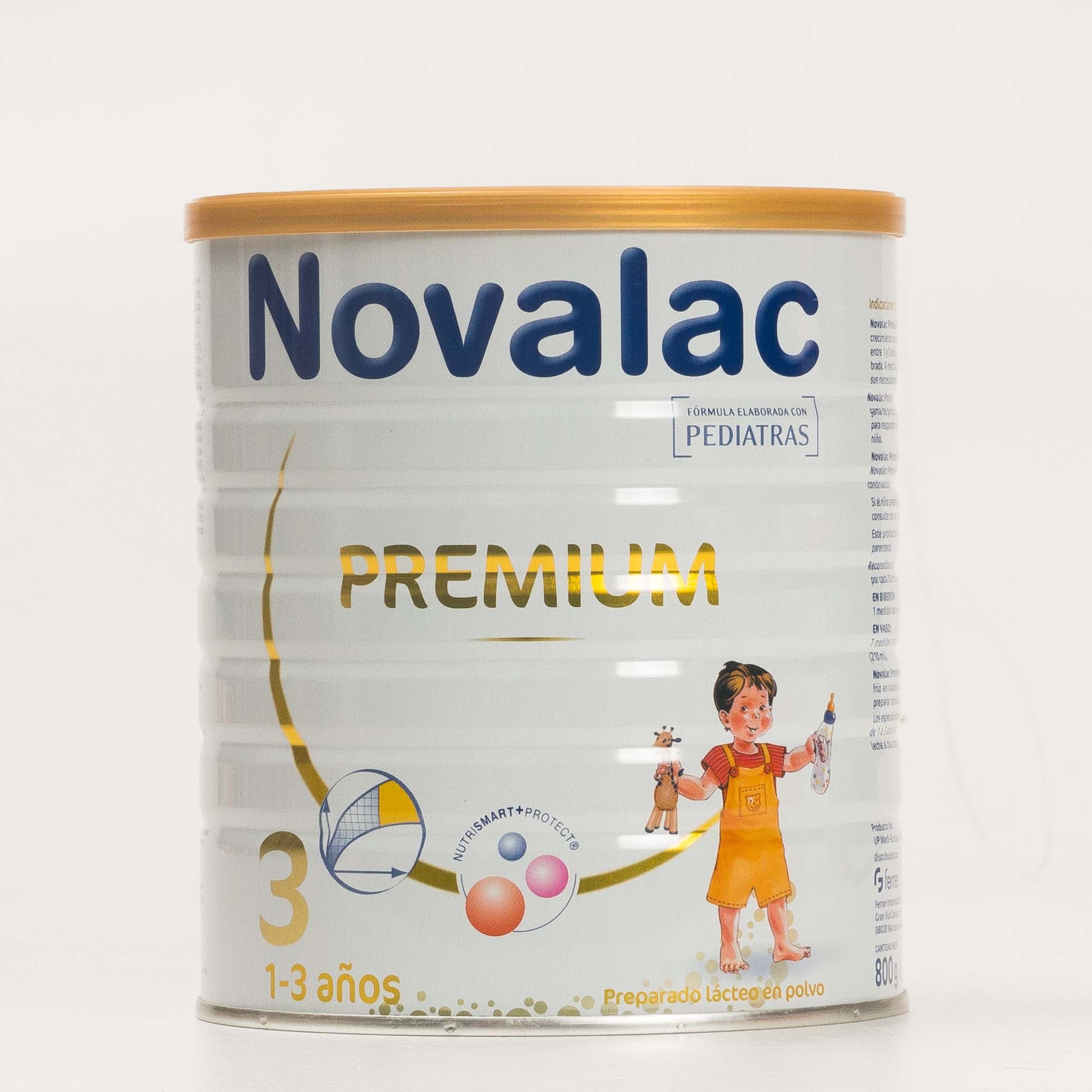 Novalac leche infantil Premium 3 crecimiento 1-3 AÑOS 800 Gramos 