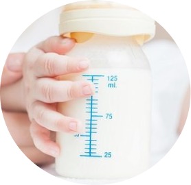 Almacenamiento de leche materna