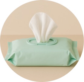 Toallitas para higiene del bebé